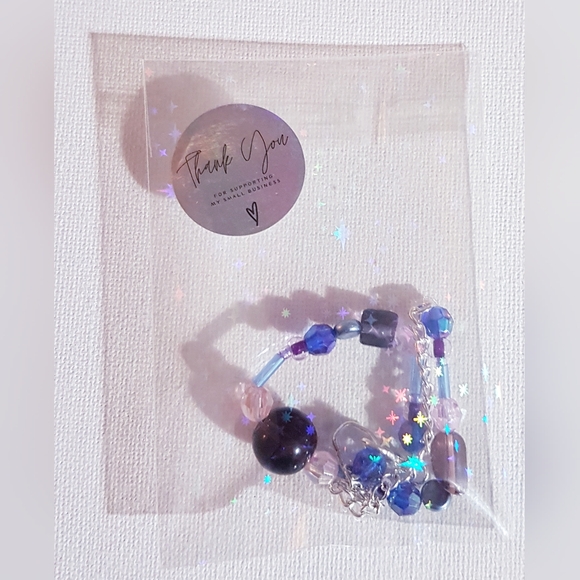 Enchanted Bracelet Purple Adjustable Clasps Handmade Novelty Jewelry - Picture 15 of 16